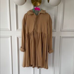 Only Little Once Yoda Girls size 8 Hooded Brown Costume Dress w Yoda Hood